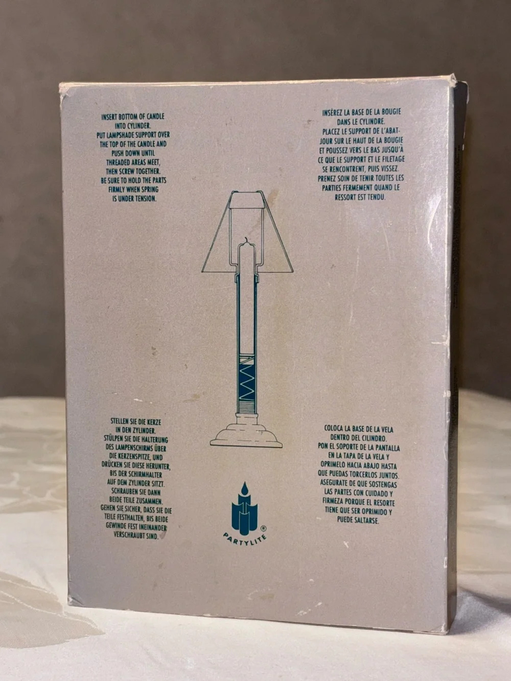 Vintage PartyLite A0211 Spiced Vanilla Utility Candle Refills – Set of 6